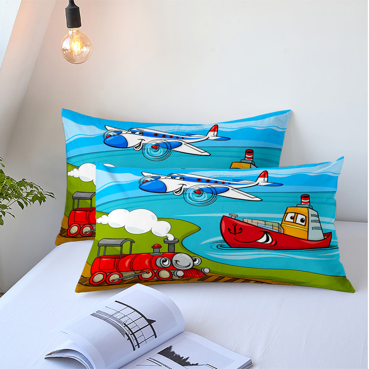 Cartoon Train Duvet Cover – Design 13 - view 5