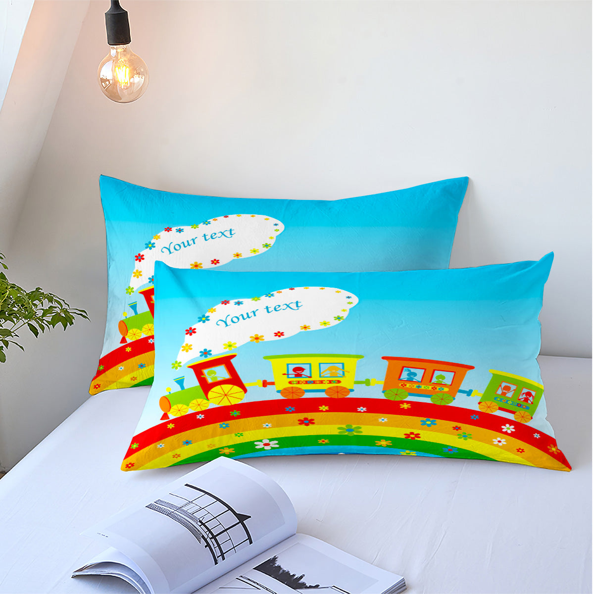 Cartoon Train Duvet Cover – Design 14 - view 5