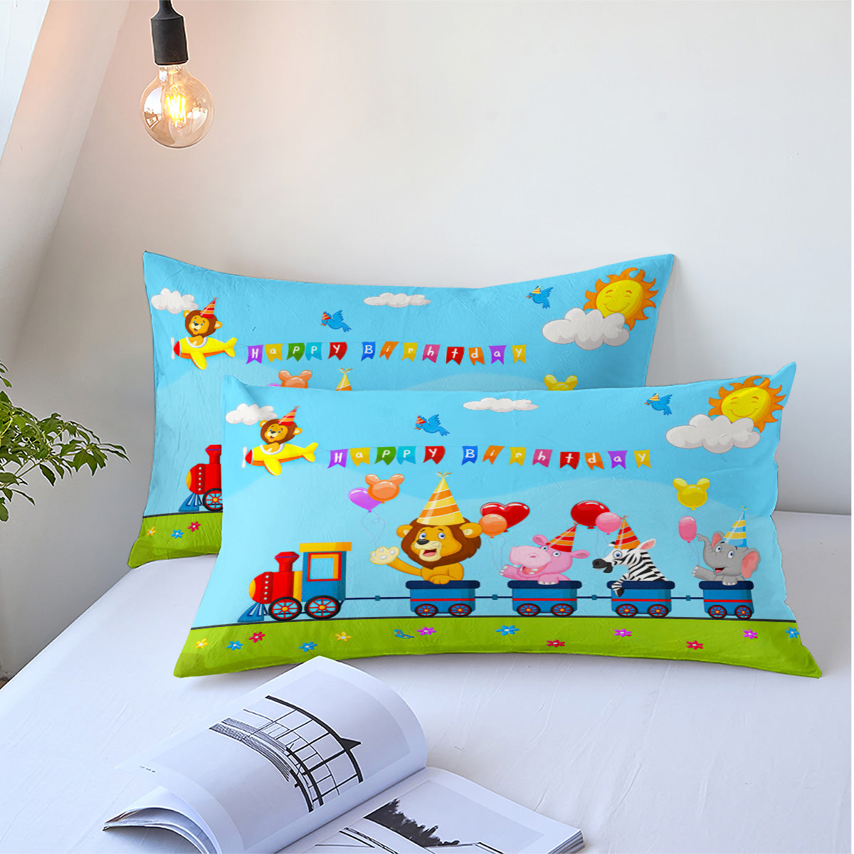 Cartoon Train Duvet Cover – Design 18 - view 5