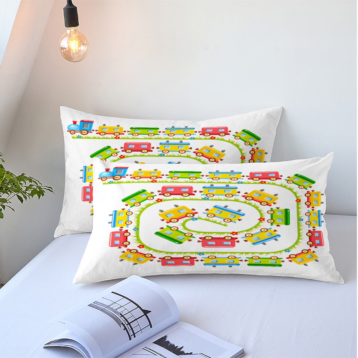 Cartoon Train Duvet Cover – Design 19 - view 5