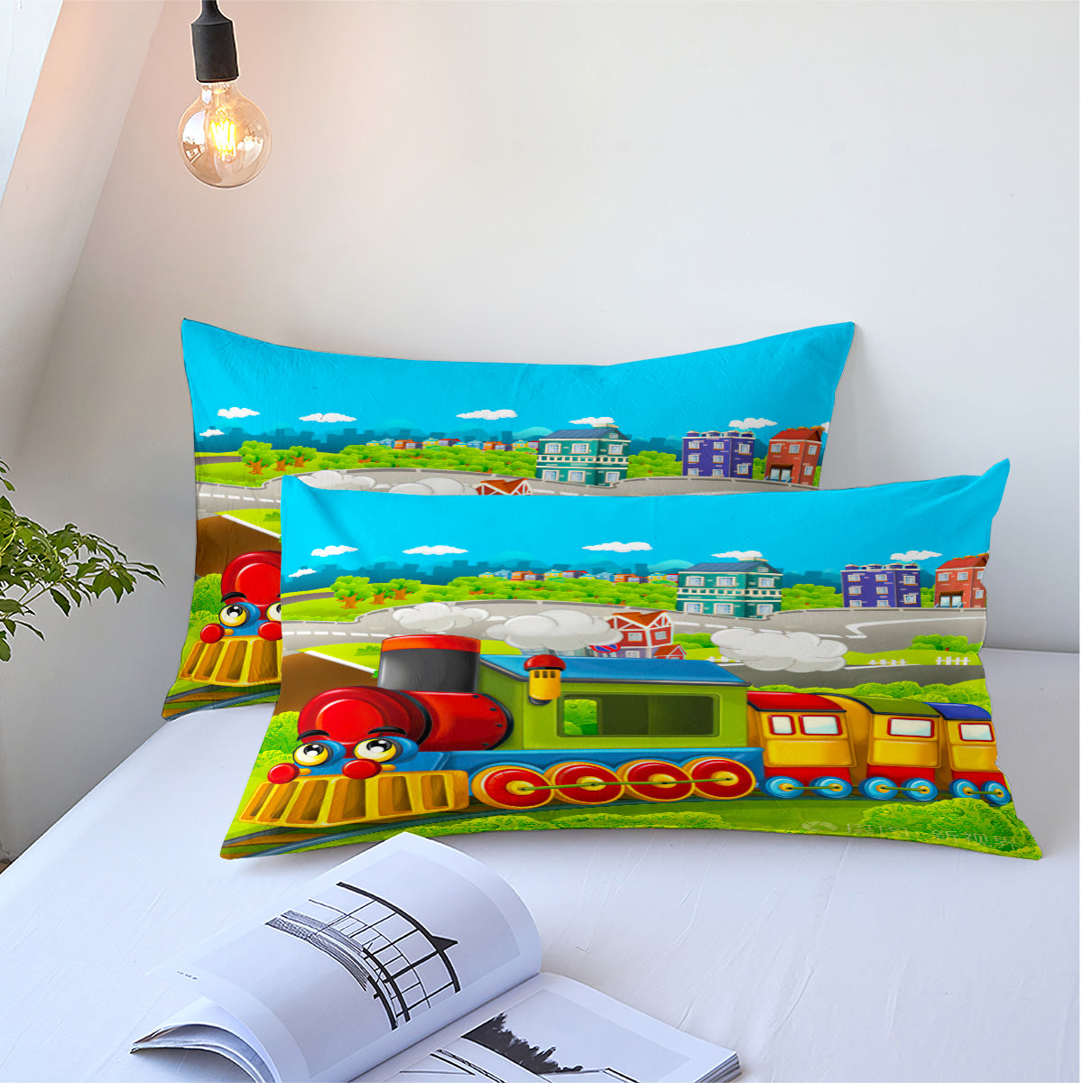 Cartoon Train Duvet Cover – Design 21 - view 5