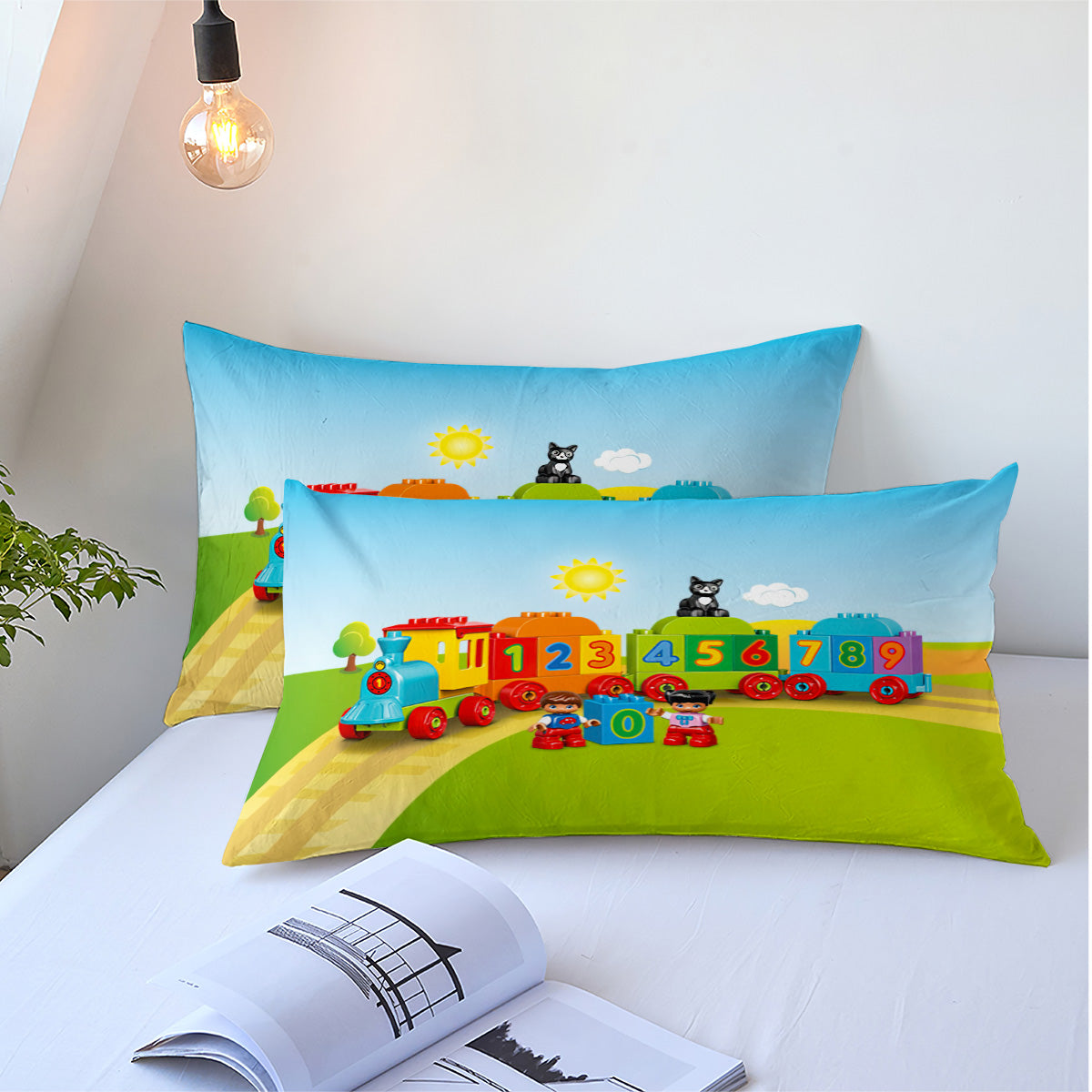Cartoon Train Duvet Cover – Design 26 - view 5