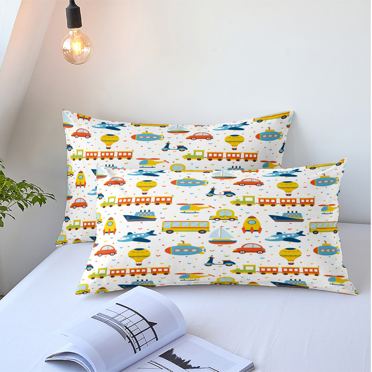 Cartoon Train Duvet Cover – Design 28 - view 5