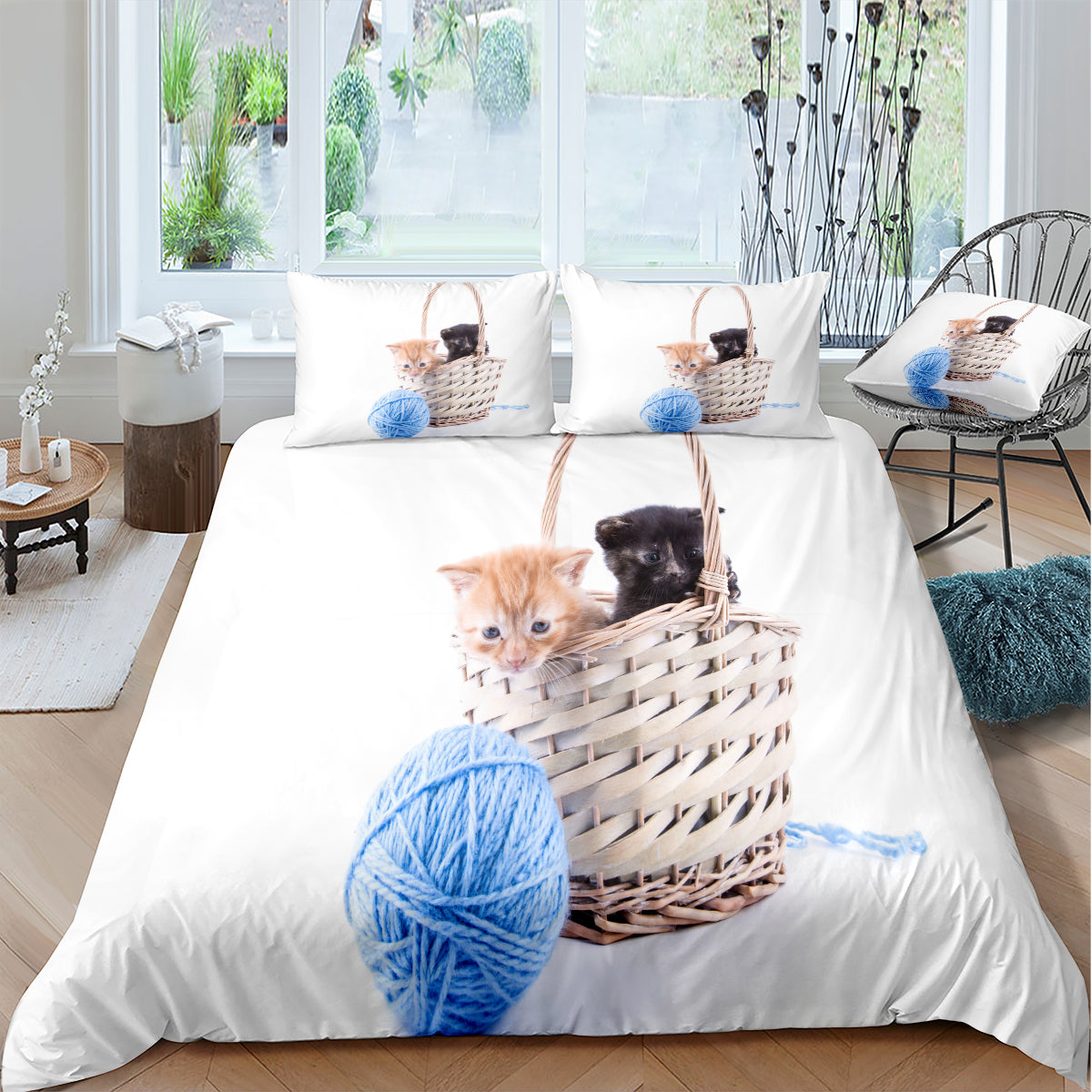 Cat Duvet Cover – Design 10 - view 2