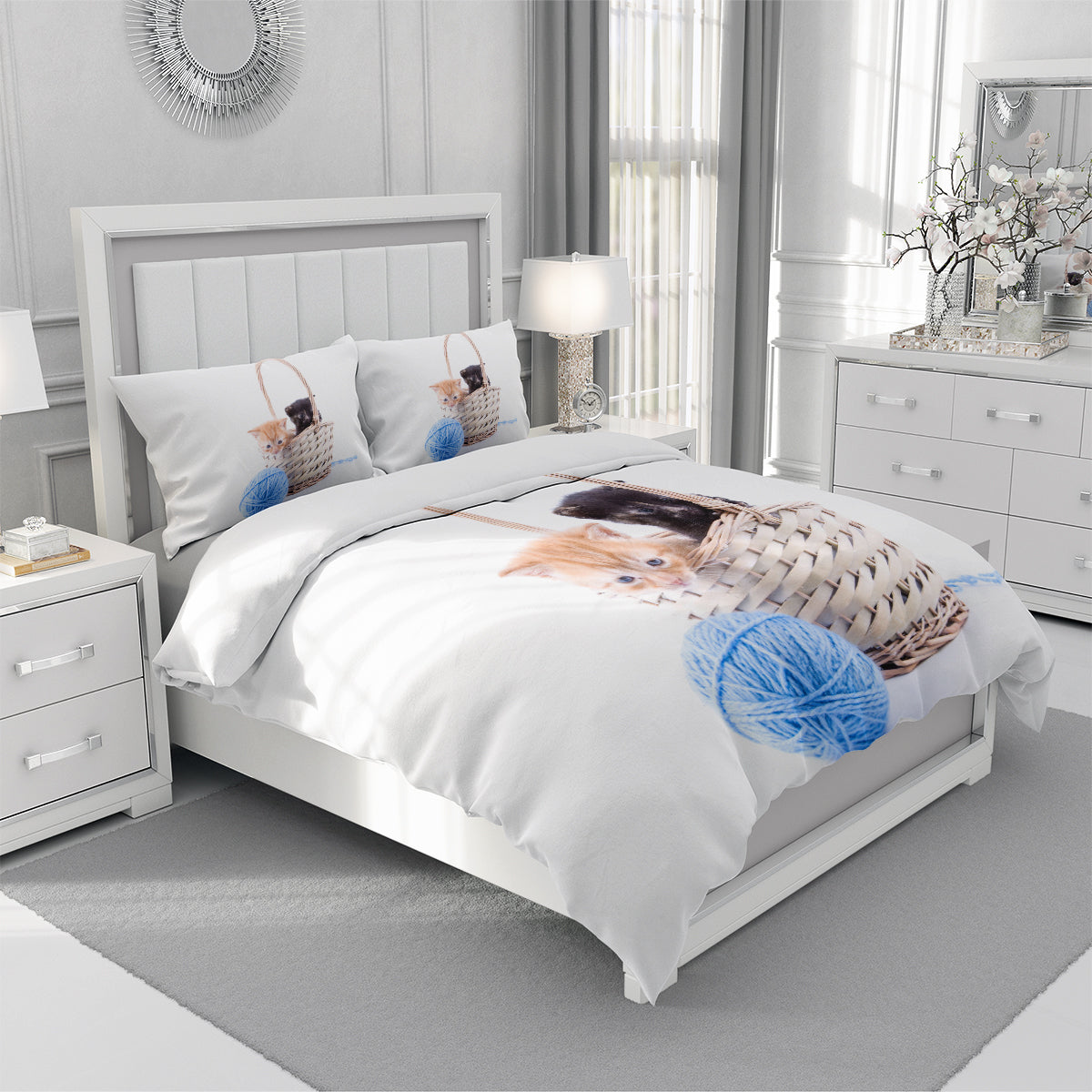 Cat Duvet Cover – Design 10 - view 3