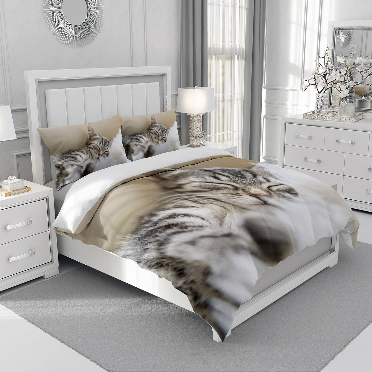 Cat Duvet Cover – Design 12 - view 3