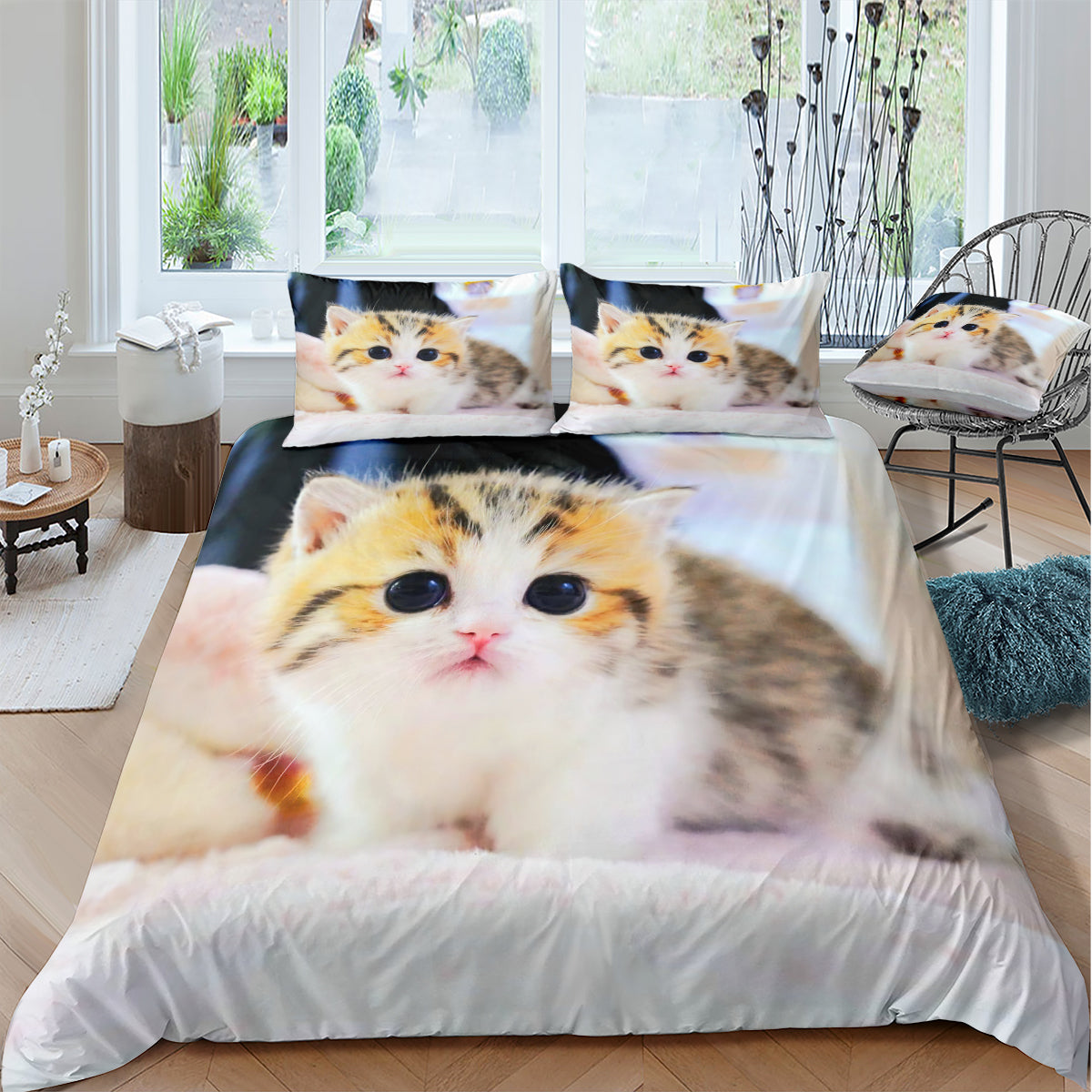 Cat Duvet Cover – Design 13 - view 2