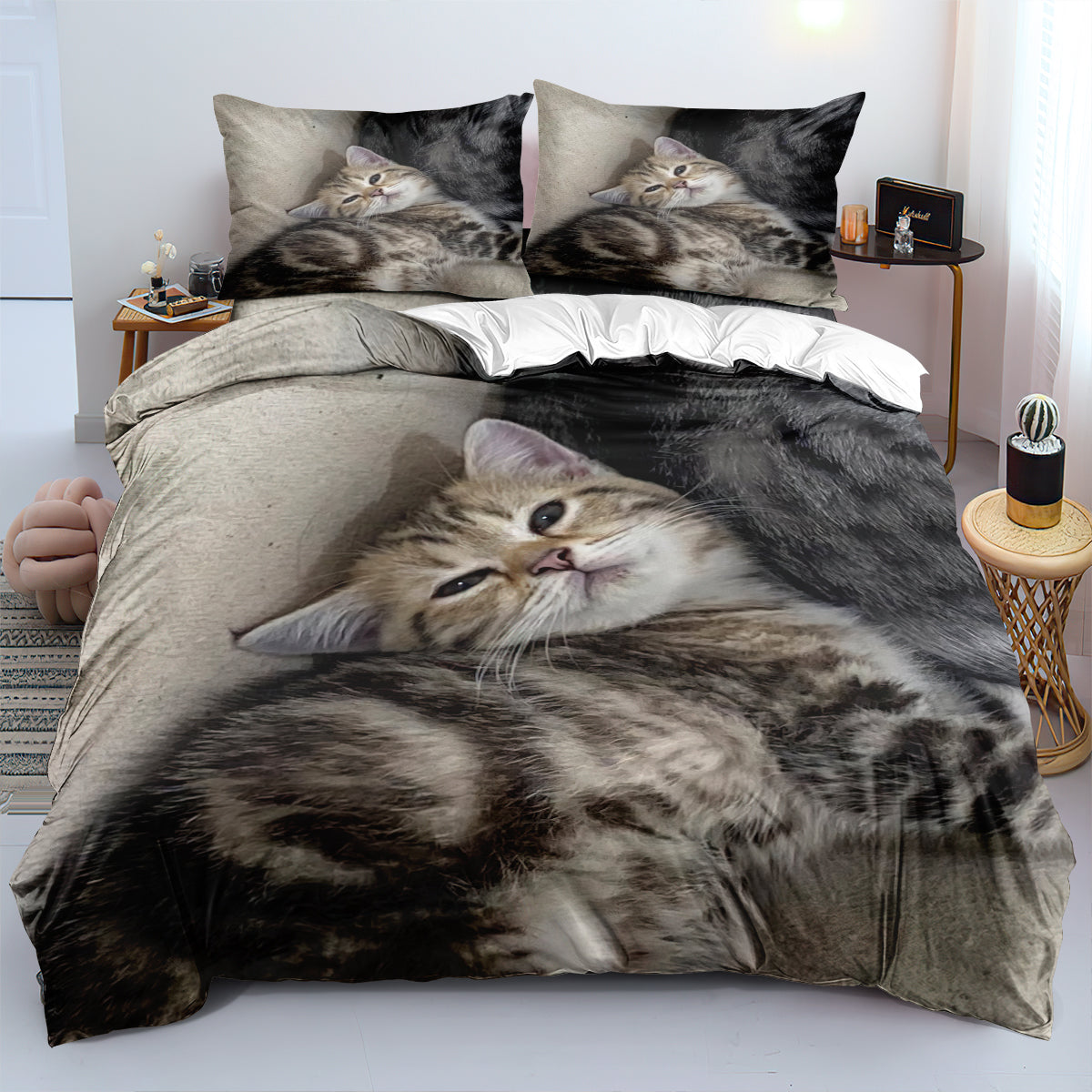 Cat Duvet Cover – Design 17