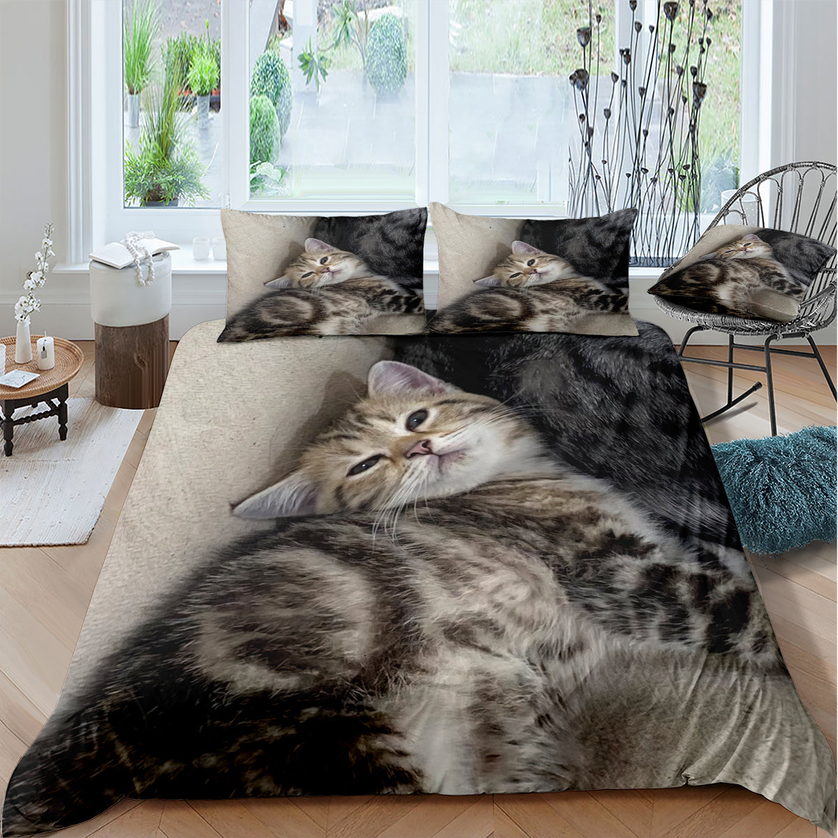 Cat Duvet Cover – Design 15 - view 2