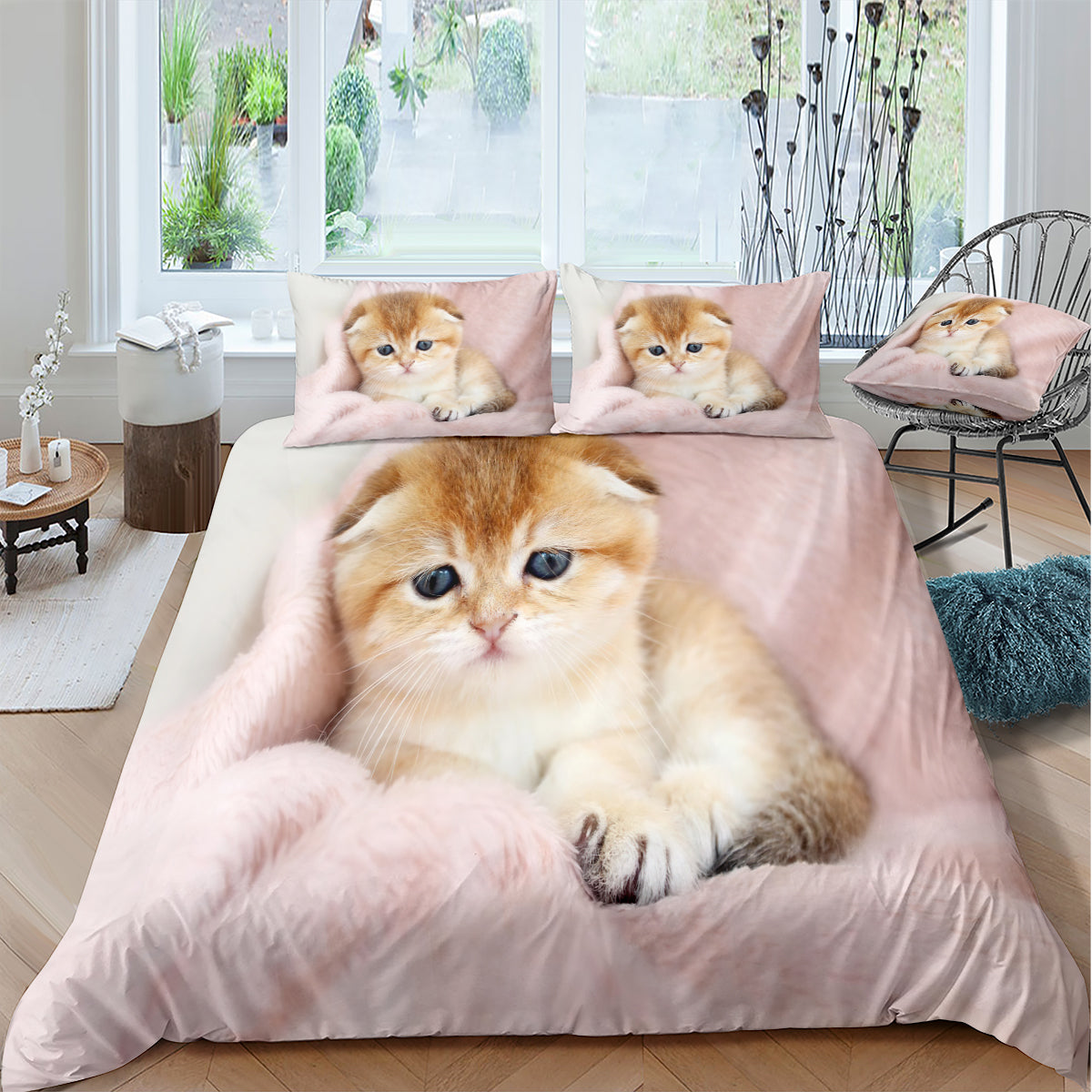 Cat Duvet Cover – Design 17 - view 2