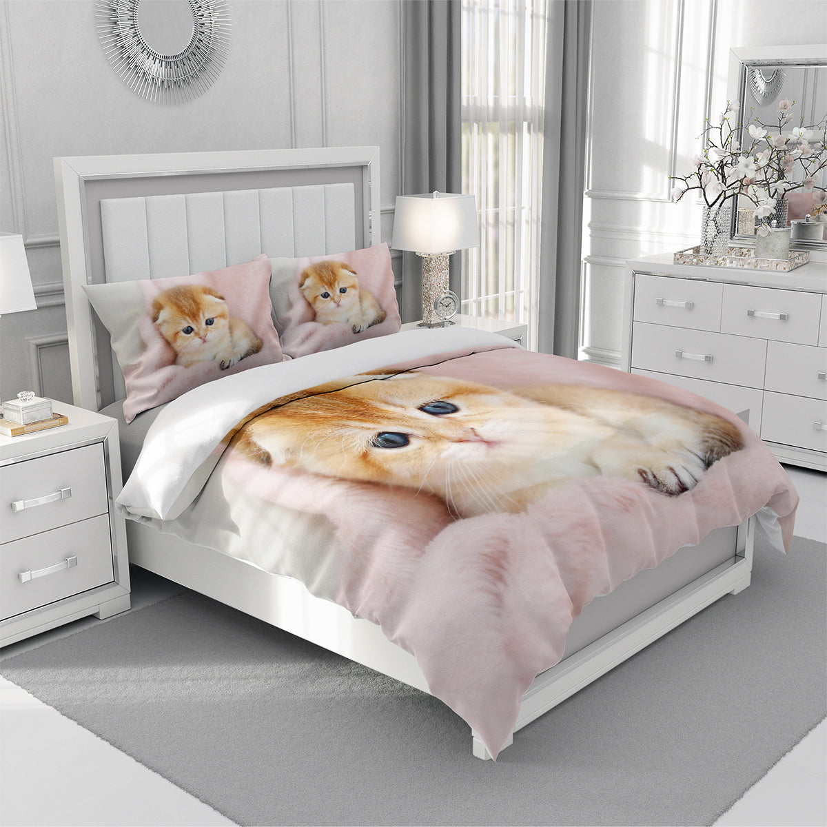 Cat Duvet Cover – Design 17 - view 3