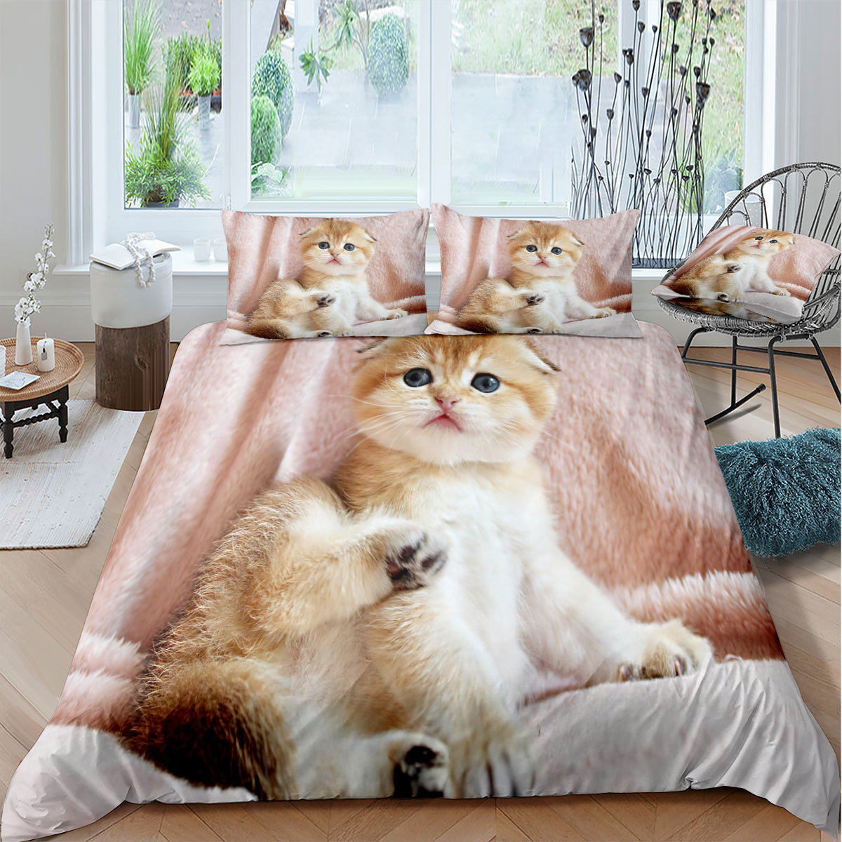 Cat Duvet Cover – Design 18 - view 2