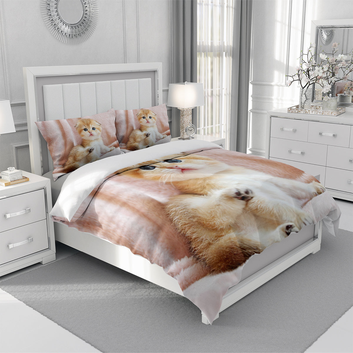 Cat Duvet Cover – Design 18 - view 3
