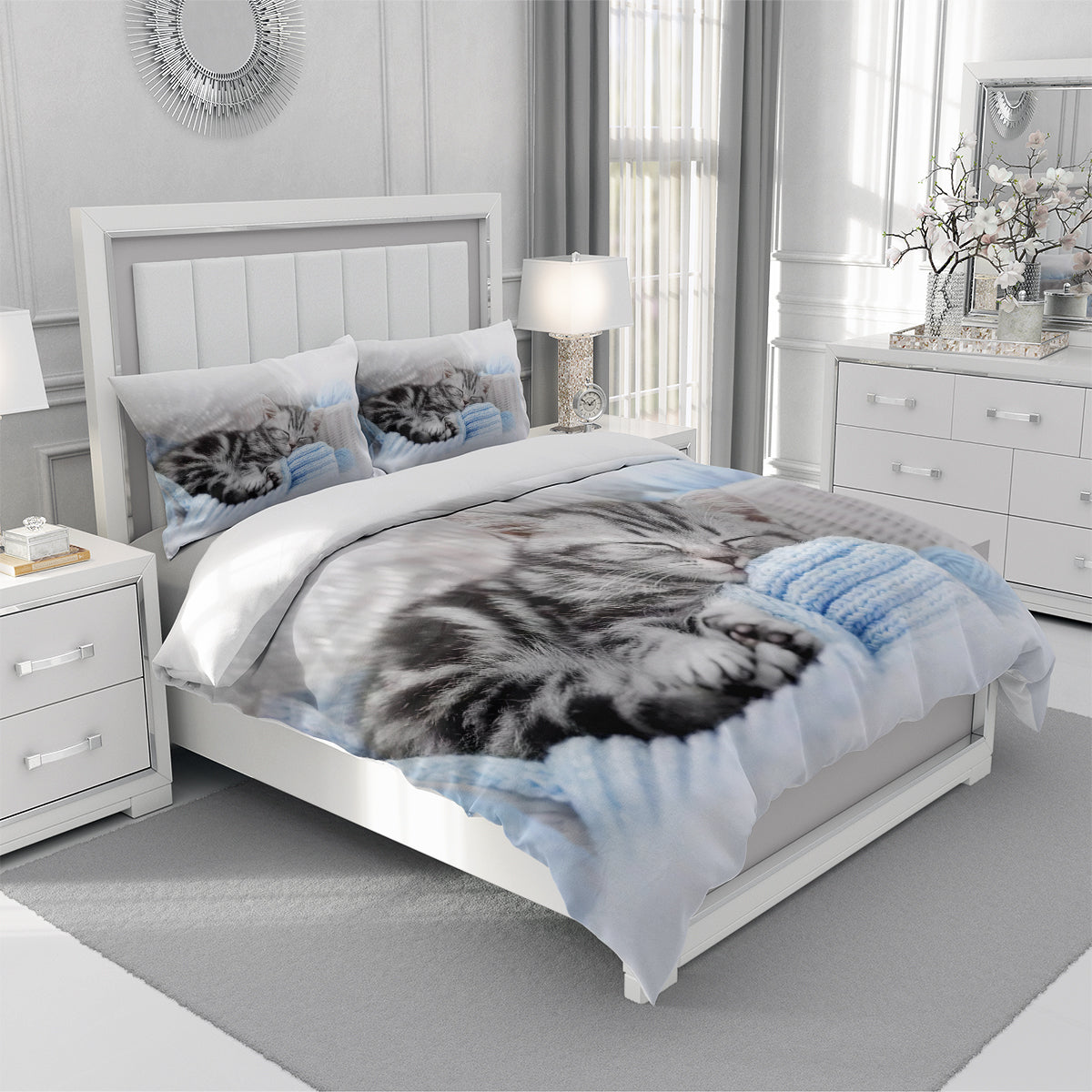 Cat Duvet Cover – Design 19 - view 3