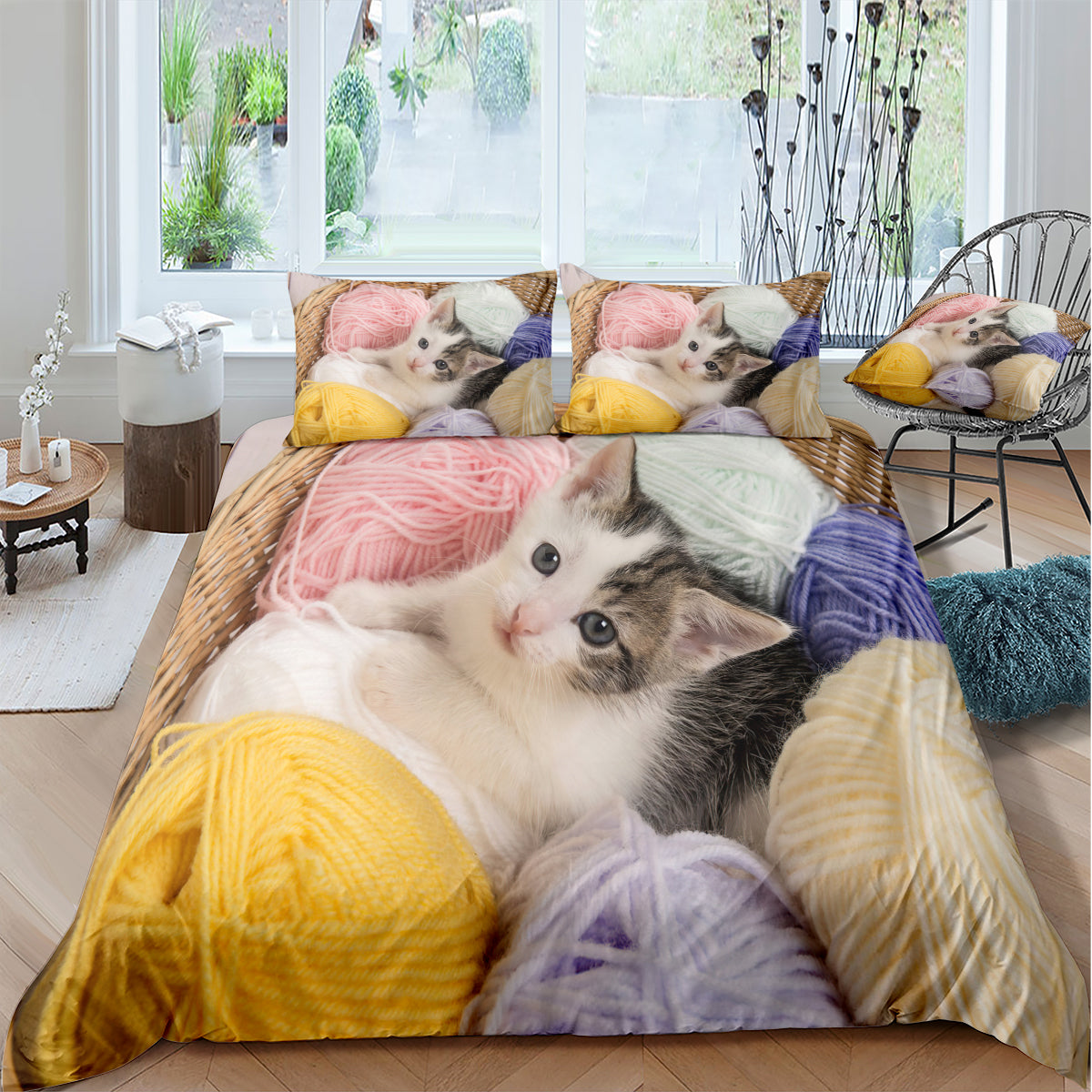 Cat Duvet Cover – Design 20 - view 2