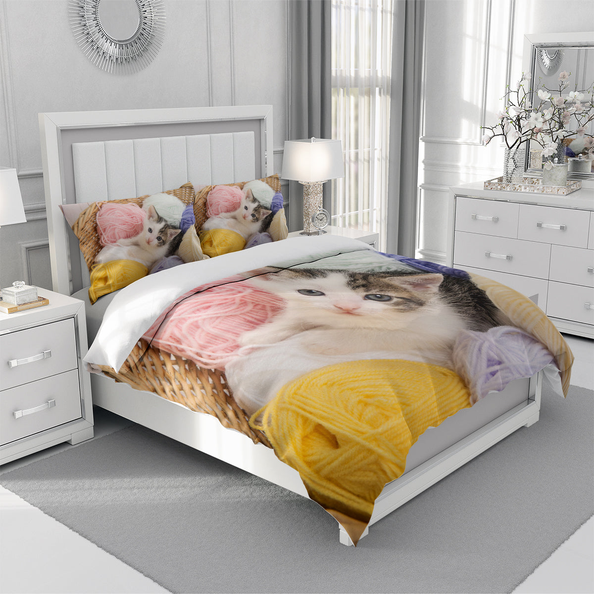 Cat Duvet Cover – Design 20 - view 3