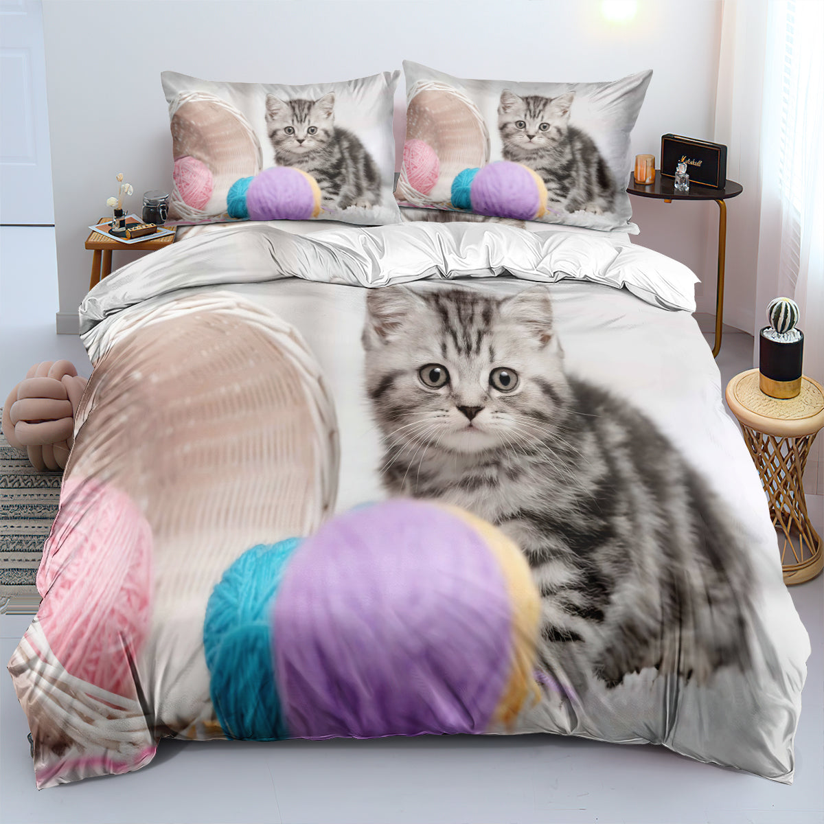 Cat Duvet Cover – Design 22