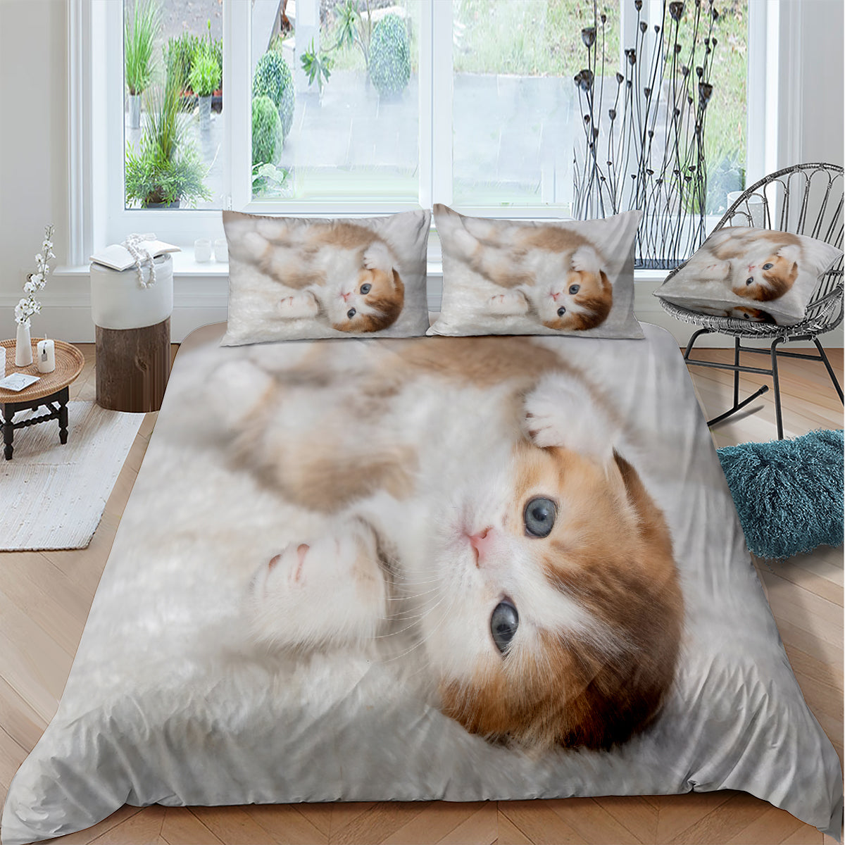 Cat Duvet Cover – Design 24 - view 2