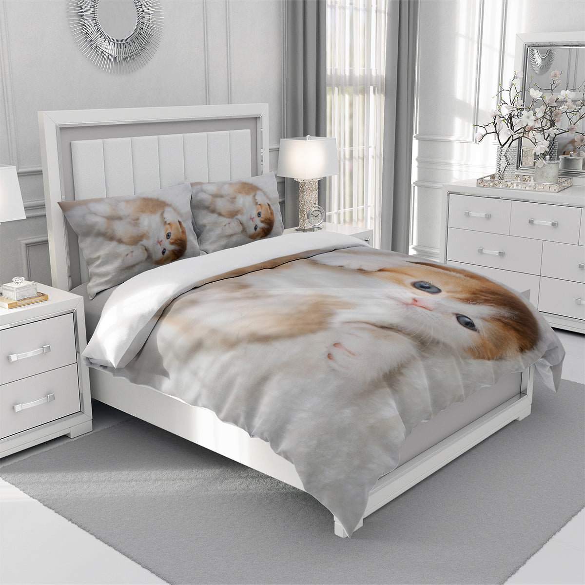 Cat Duvet Cover – Design 24 - view 3