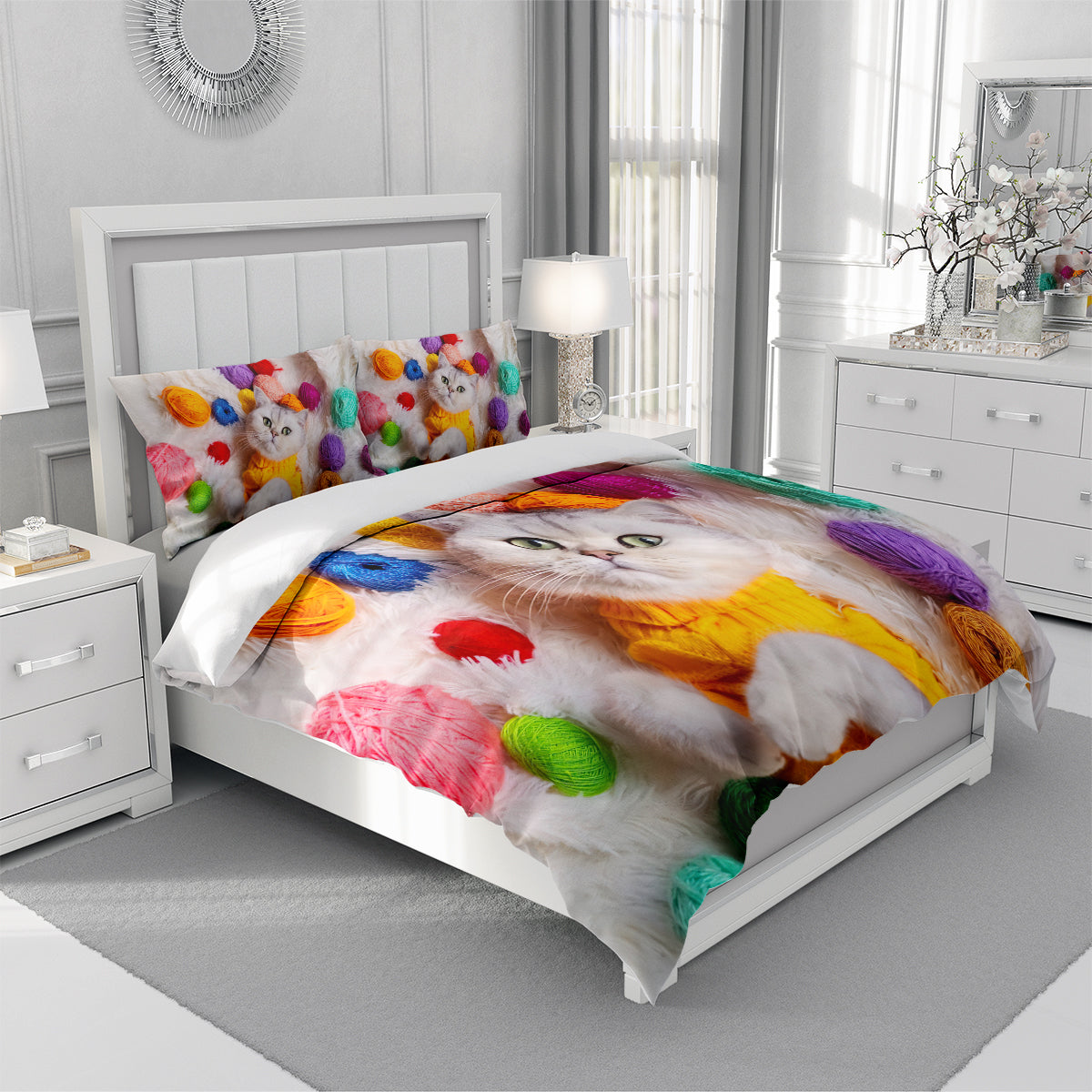 Cat Duvet Cover – Design 27 - view 3