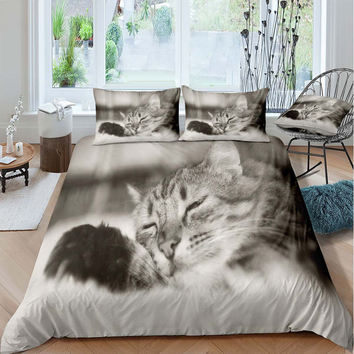 Cat Duvet Cover – Design 28 - view 2