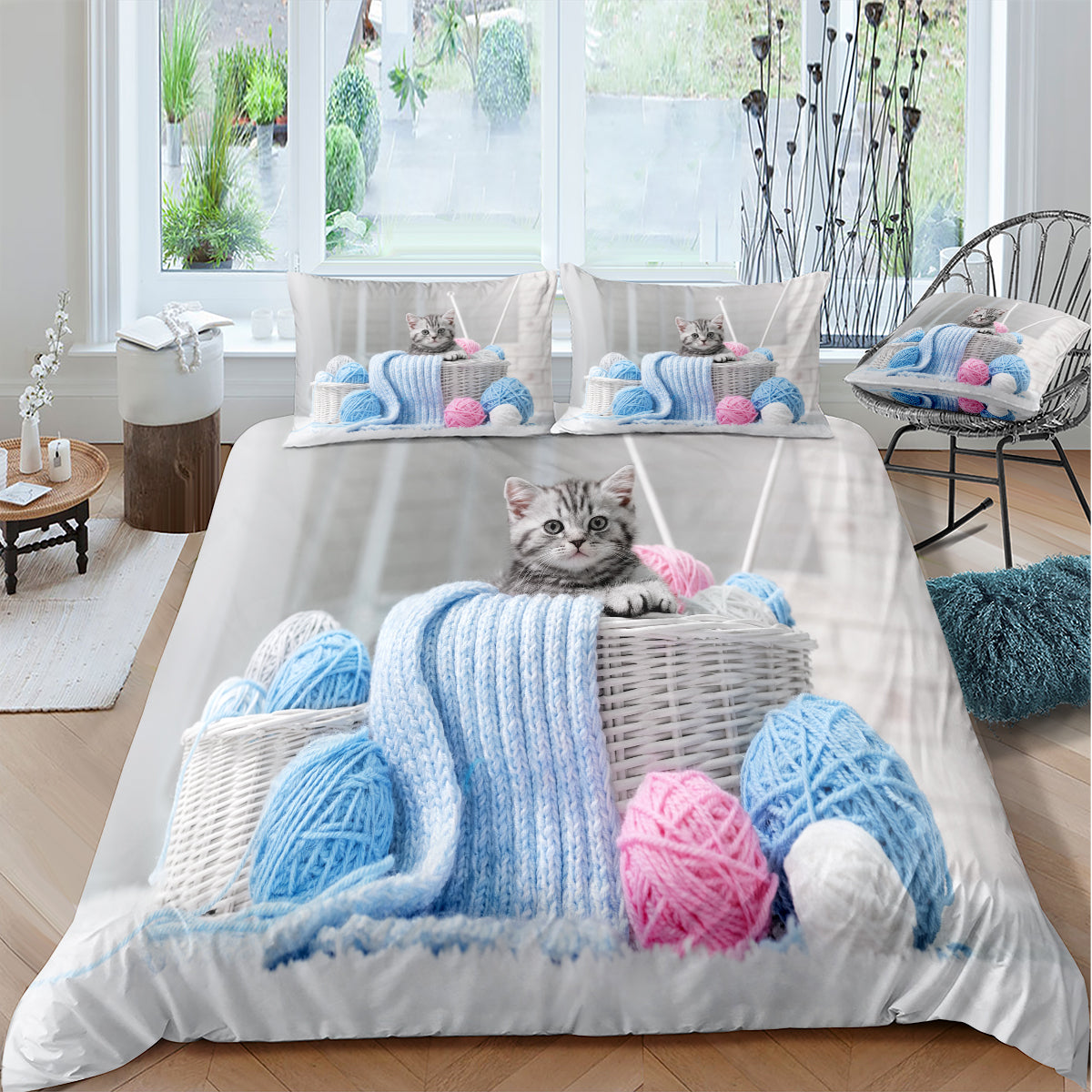 Cat Duvet Cover – Design 31 - view 2