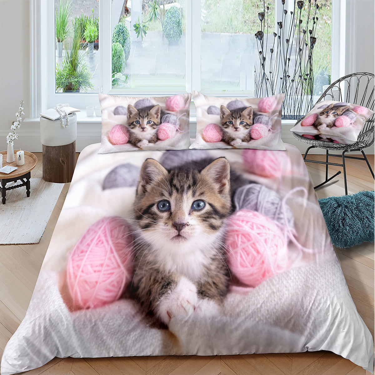 Cat Duvet Cover – Design 32 - view 2