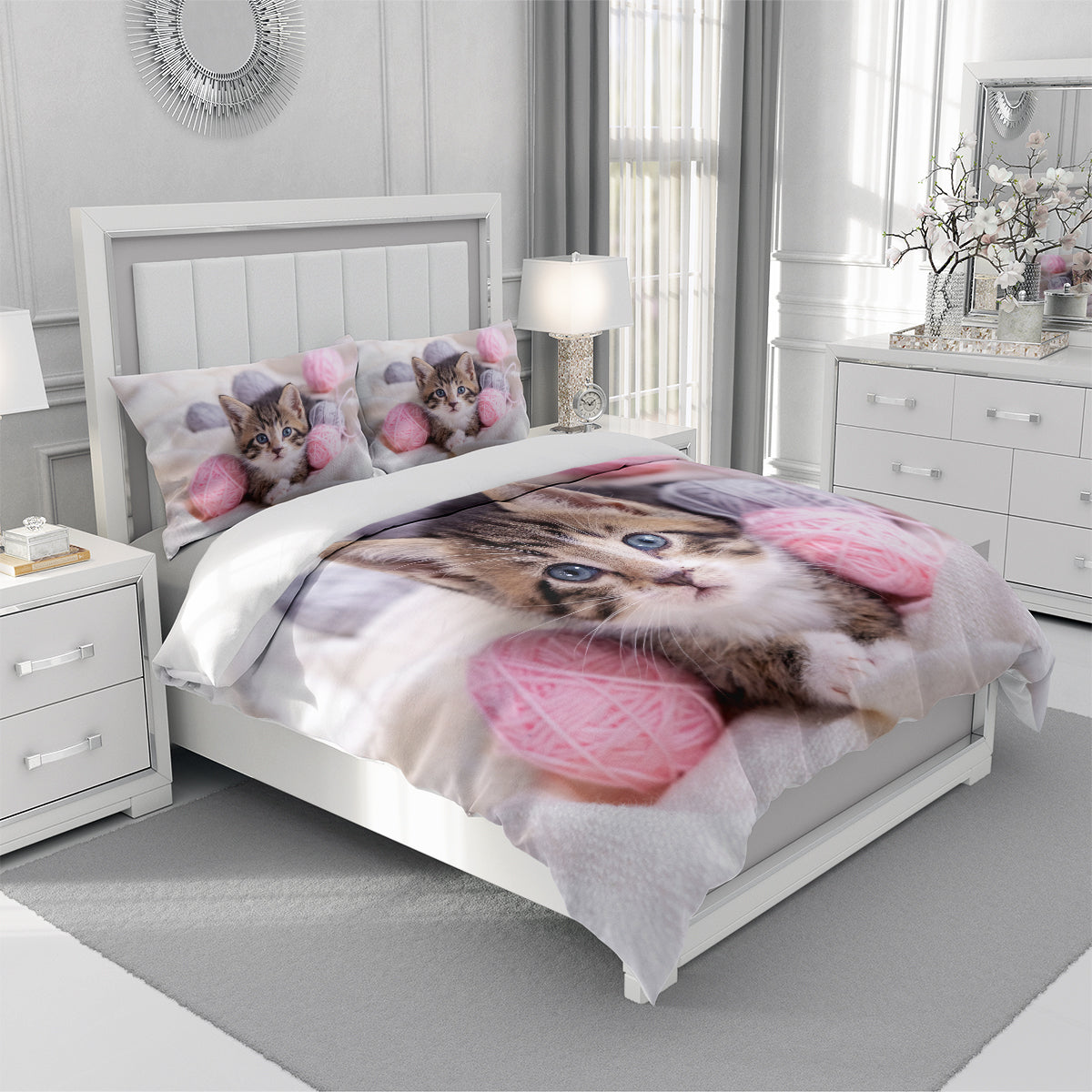 Cat Duvet Cover – Design 32 - view 3