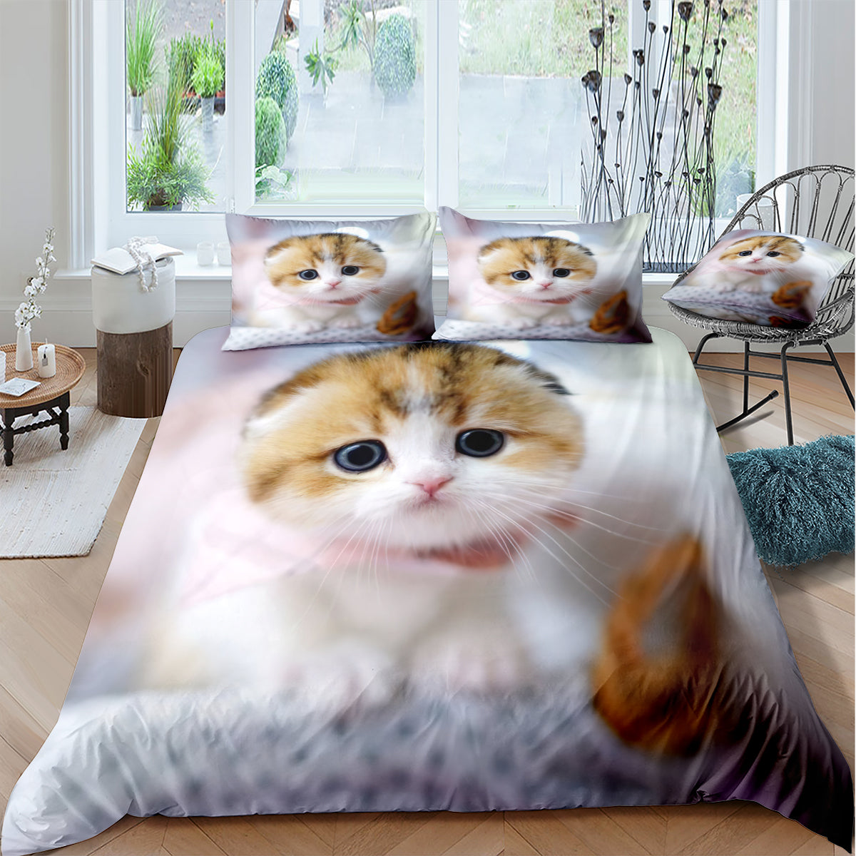 Cat Duvet Cover – Design 33 - view 2