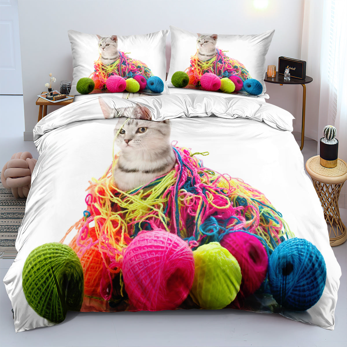 Cat Duvet Cover – Design 34