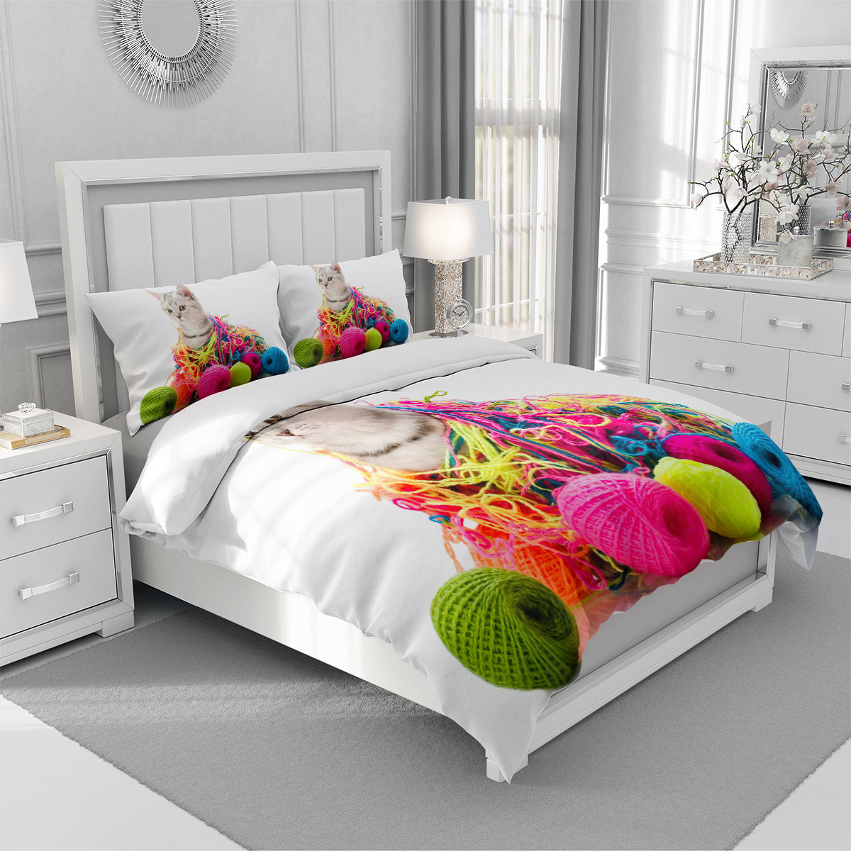 Cat Duvet Cover – Design 34 - view 3