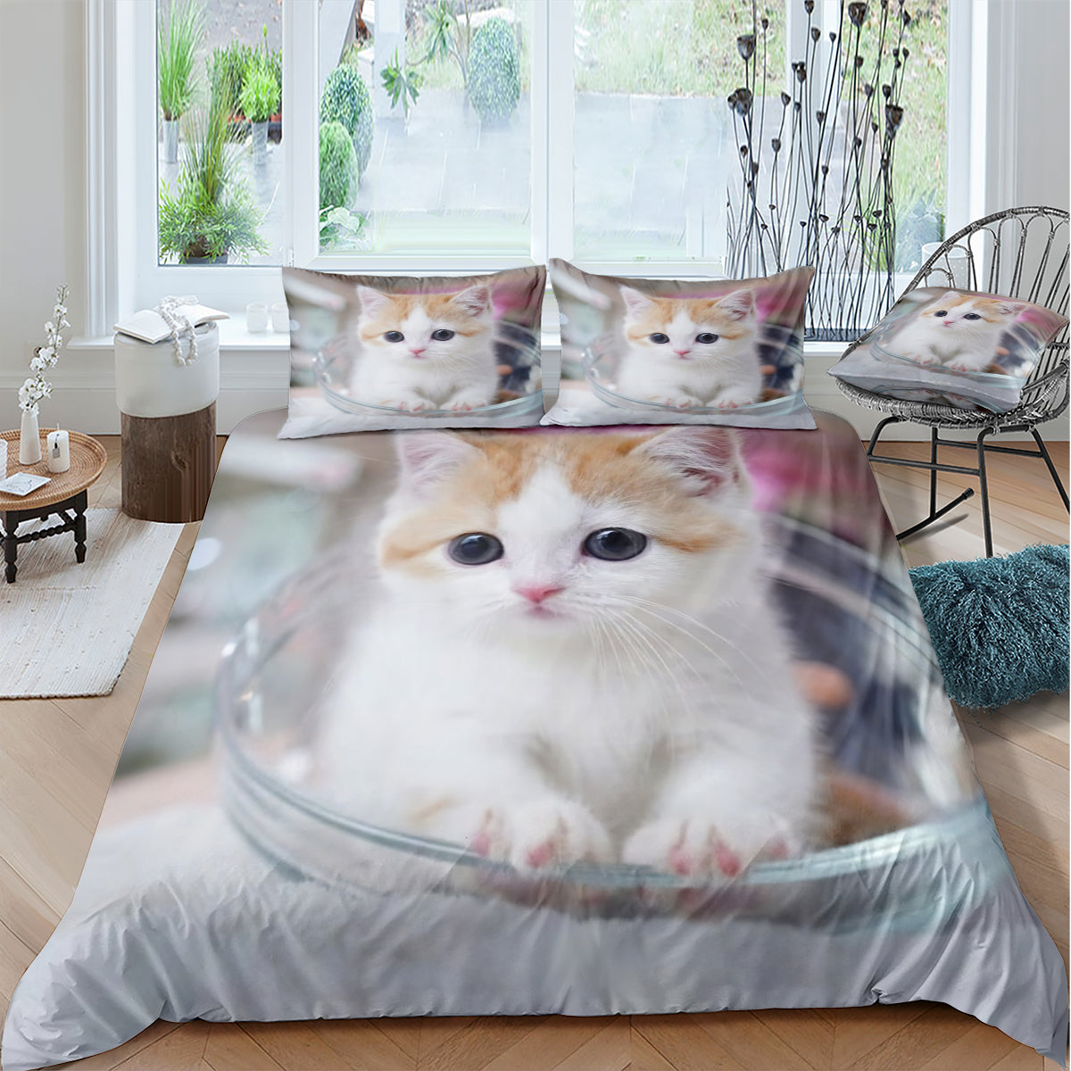 Cat Duvet Cover – Design 35 - view 2