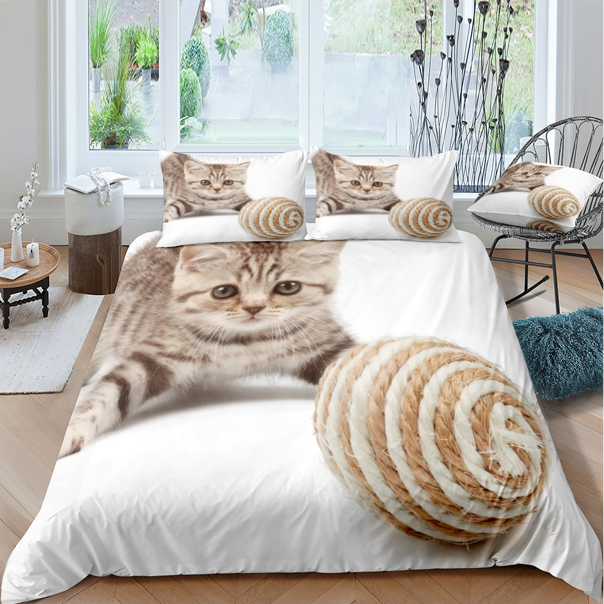 Cat Duvet Cover – Design 36 - view 2