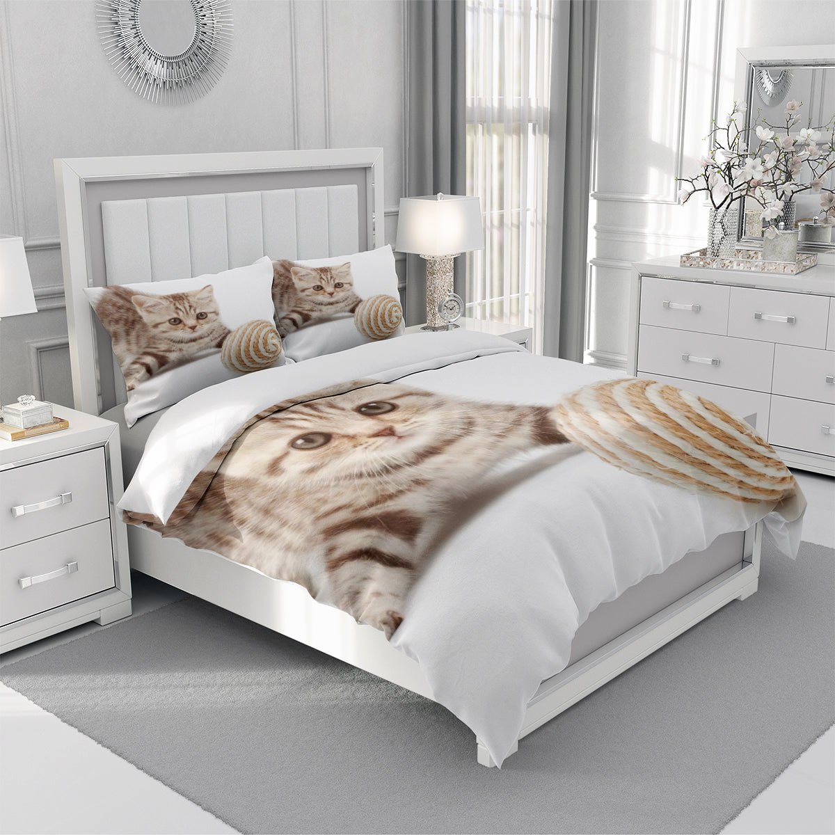 Cat Duvet Cover – Design 36 - view 3