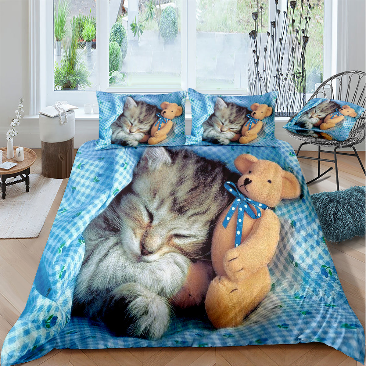 Cat Duvet Cover – Design 40 - view 2
