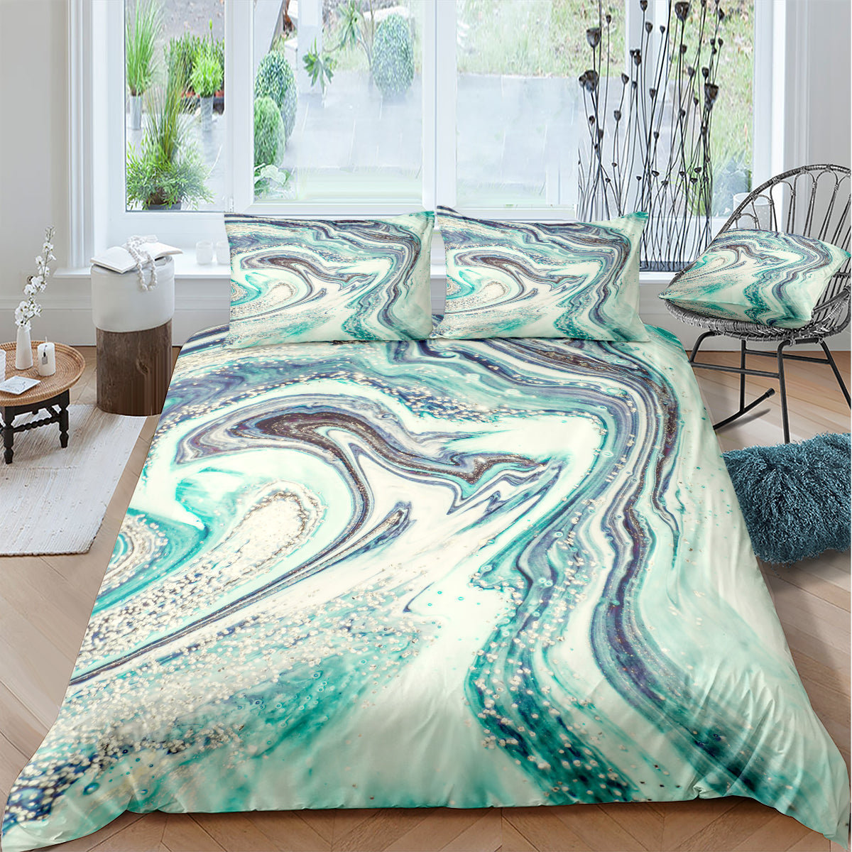 Marble Duvet Cover – Design 12 - view 2