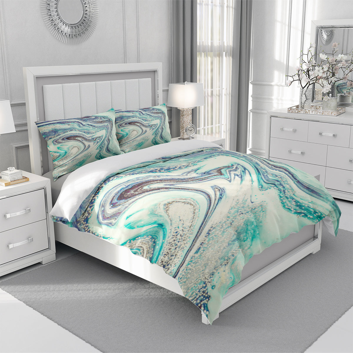 Marble Duvet Cover – Design 12 - view 3