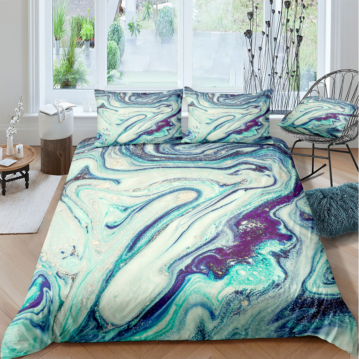 Marble Duvet Cover – Design 14 - view 2