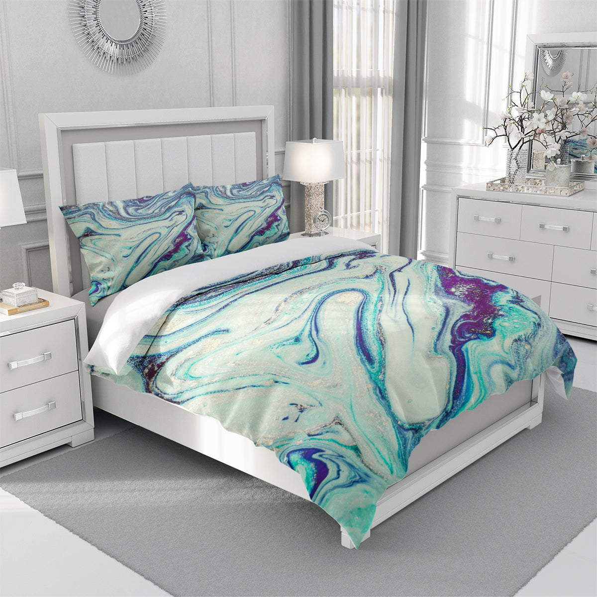 Marble Duvet Cover – Design 14 - view 3