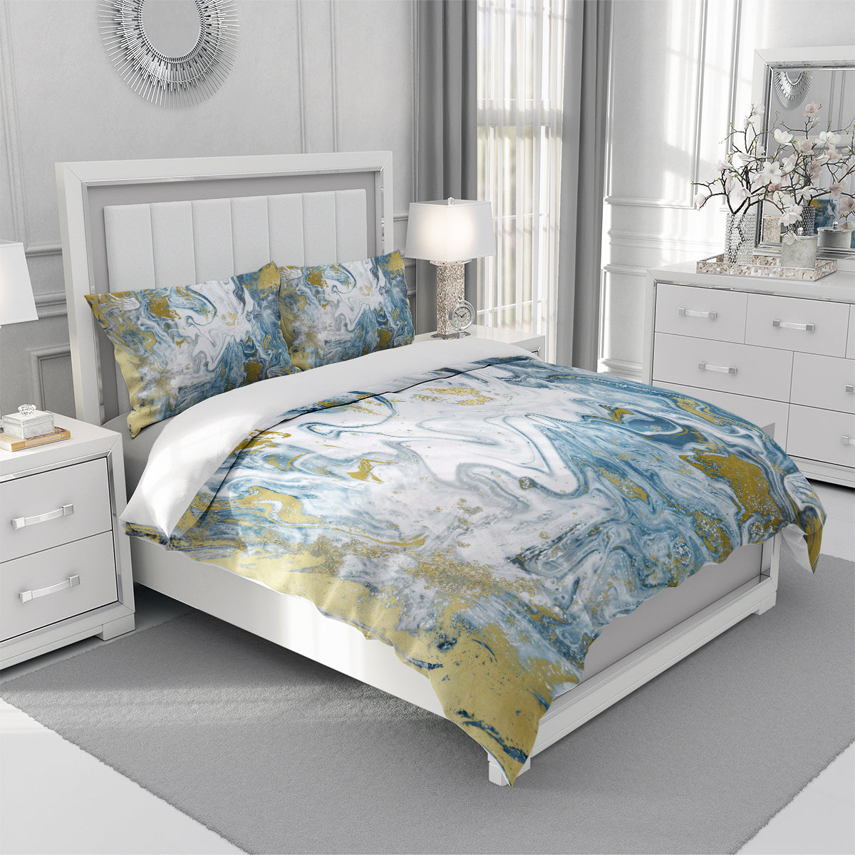 Marble Duvet Cover – Design 21 - view 3