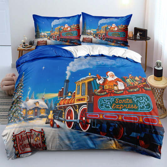 Cartoon Train Duvet Cover – Design 11