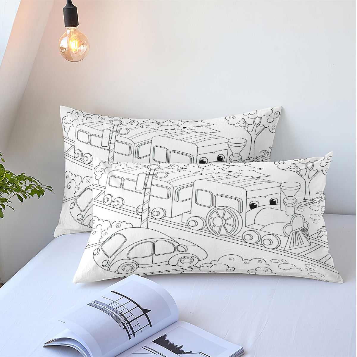 Cartoon Train Duvet Cover – Design 15 - view 5