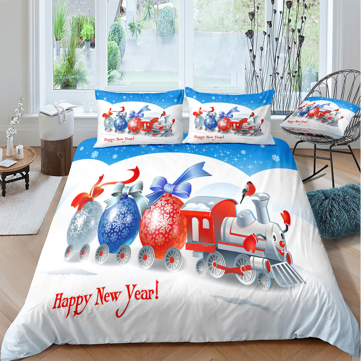 Cartoon Train Duvet Cover – Design 16 - view 2