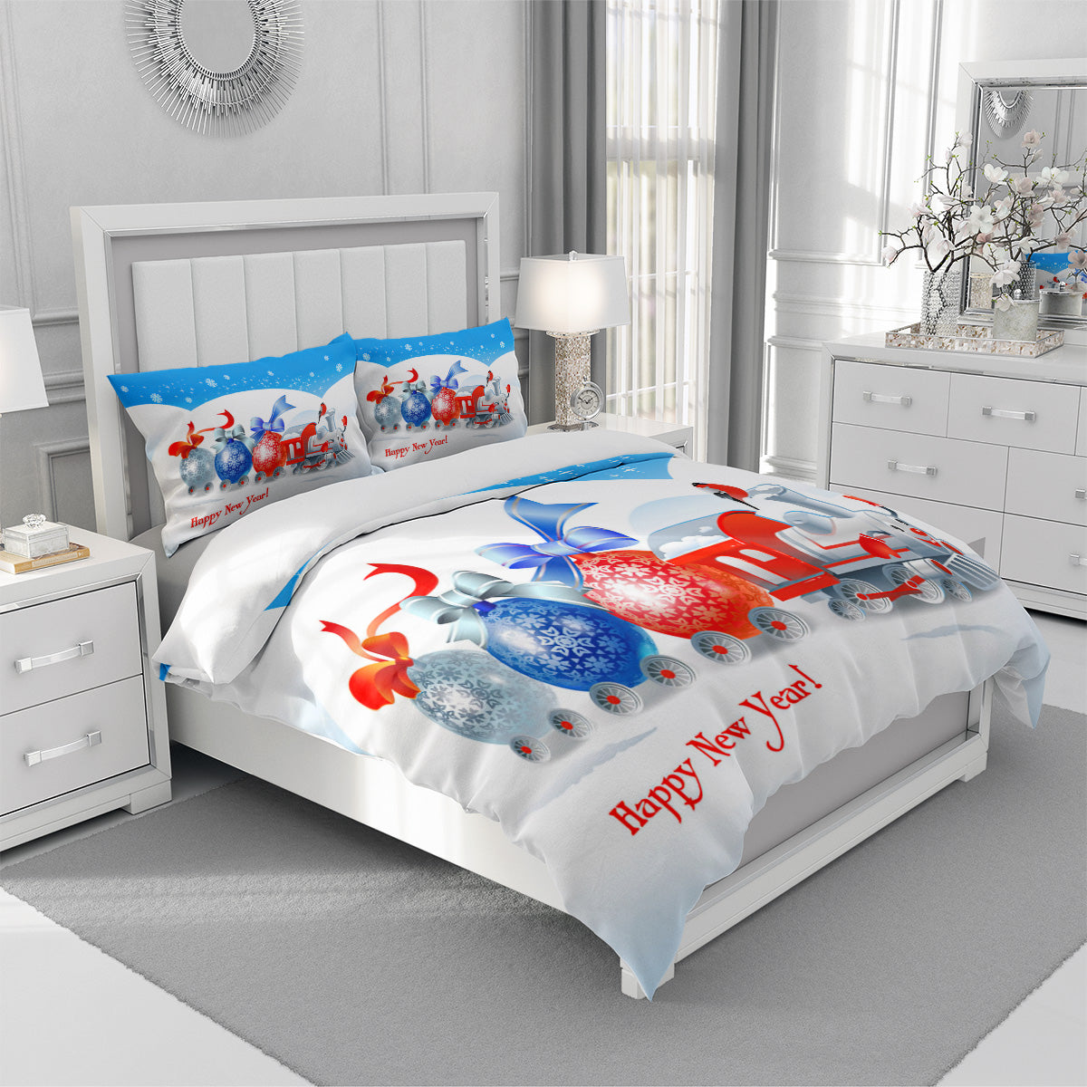 Cartoon Train Duvet Cover – Design 16 - view 3