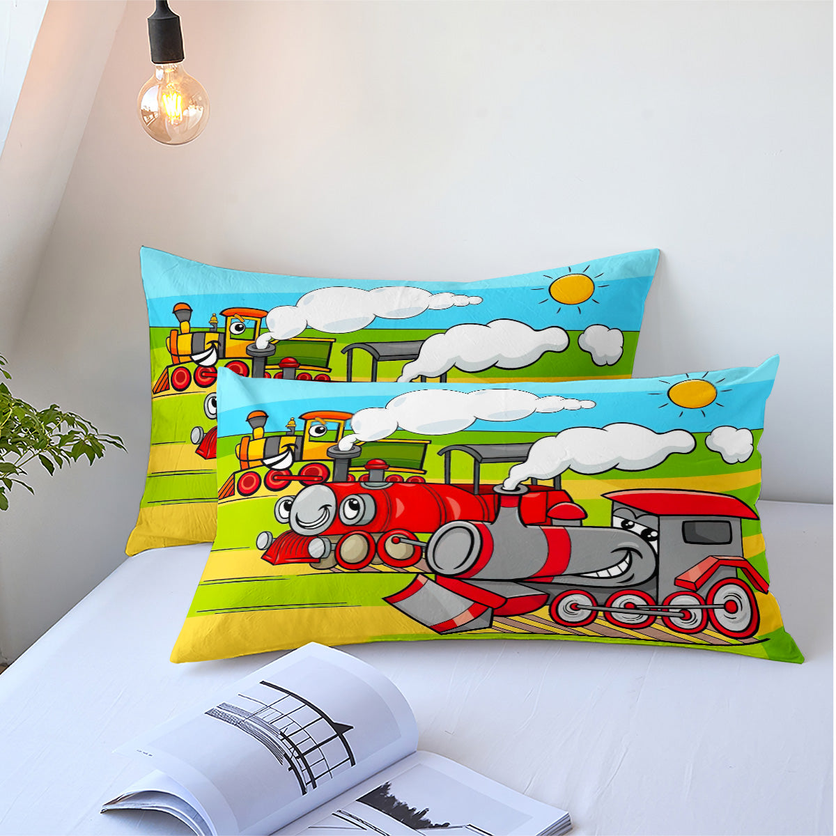 Cartoon Train Duvet Cover – Design 23 - view 5
