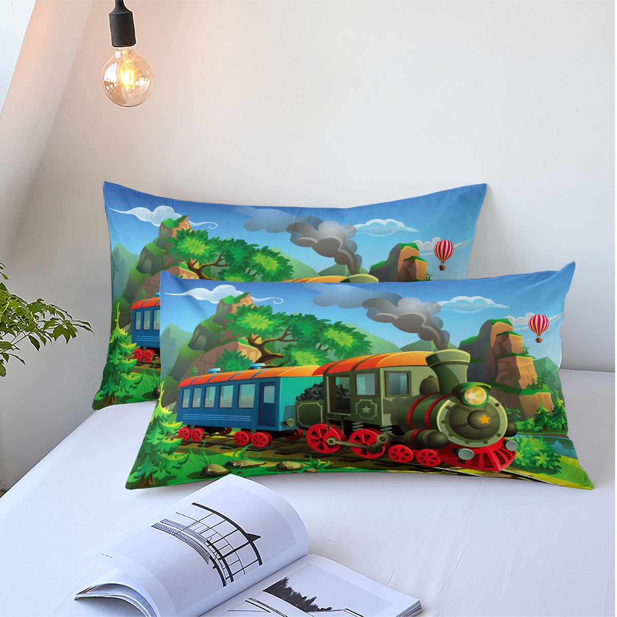 Cartoon Train Duvet Cover – Design 25 - view 5