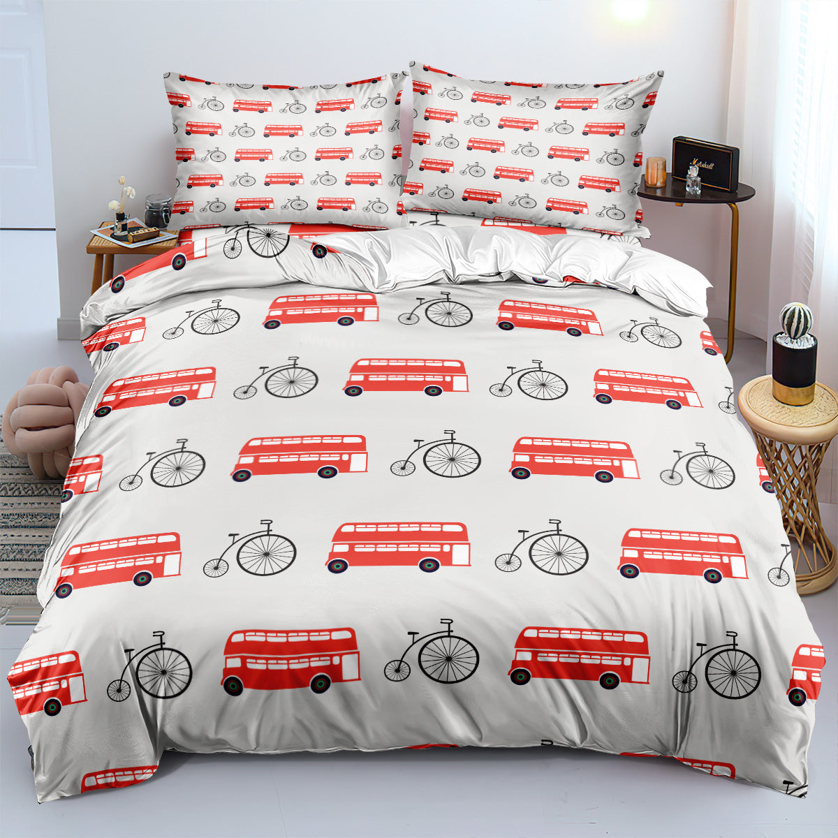 Cartoon Train Duvet Cover – Design 27