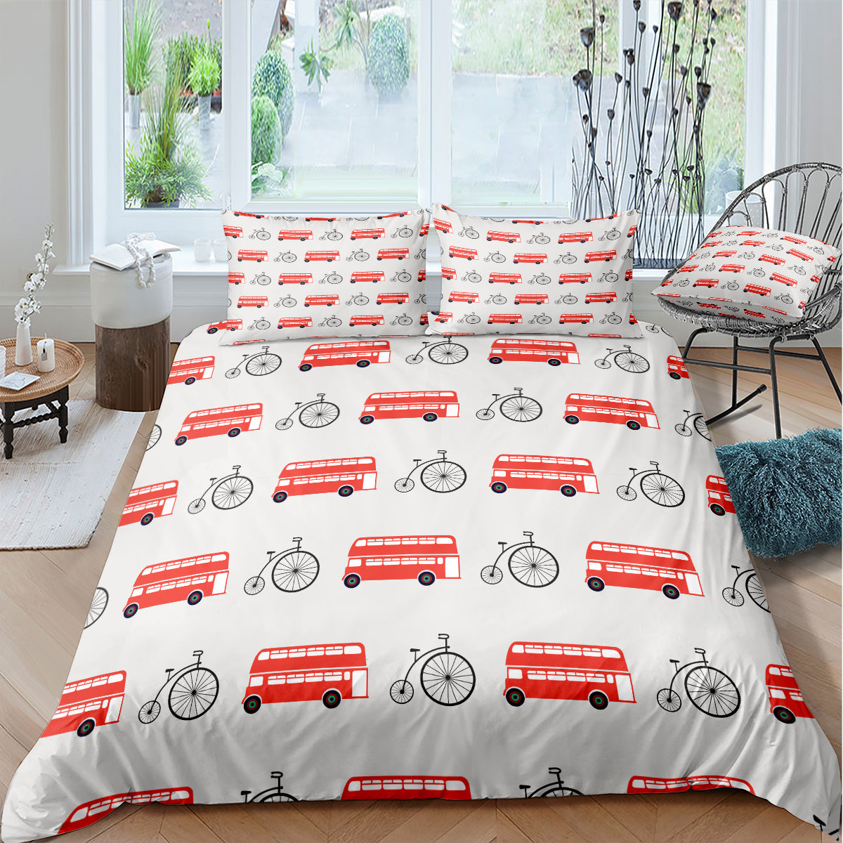 Cartoon Train Duvet Cover – Design 27 - view 2
