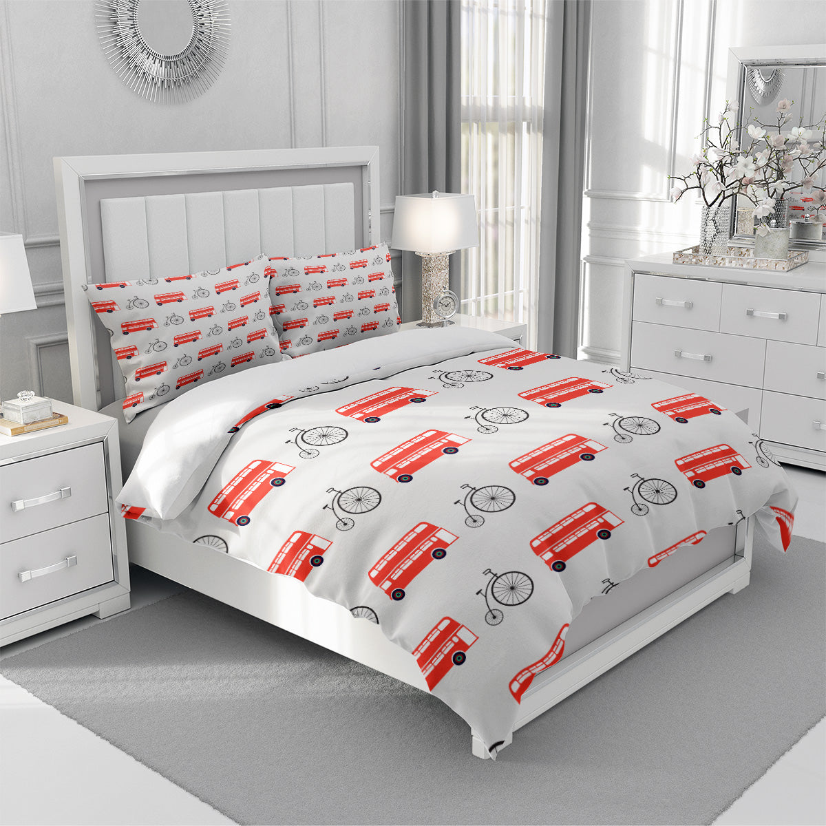 Cartoon Train Duvet Cover – Design 27 - view 3