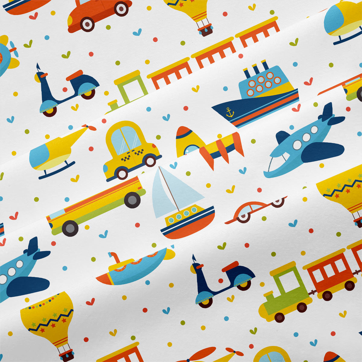 Cartoon Train Duvet Cover – Design 28 - view 4